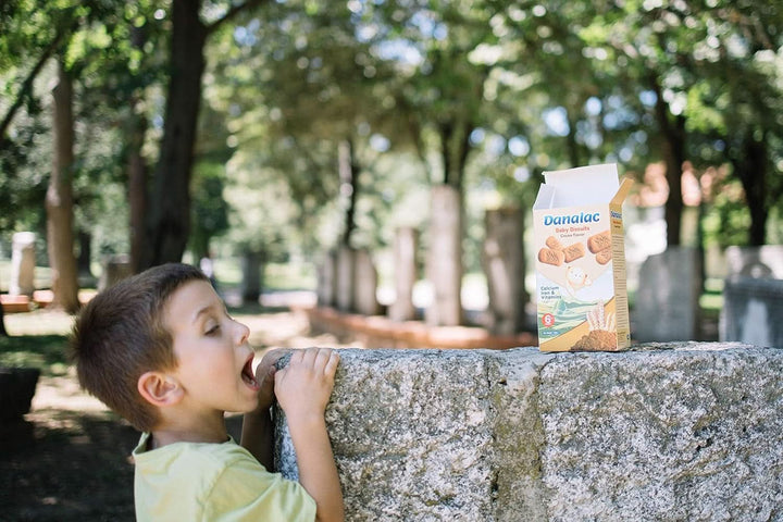 Danalac Babykekse Kakao, 120 G Snacks Und Nahrung Für Kleinkinder Ab 6 Monaten Mit Kalzium, Eisen Und Vitaminen