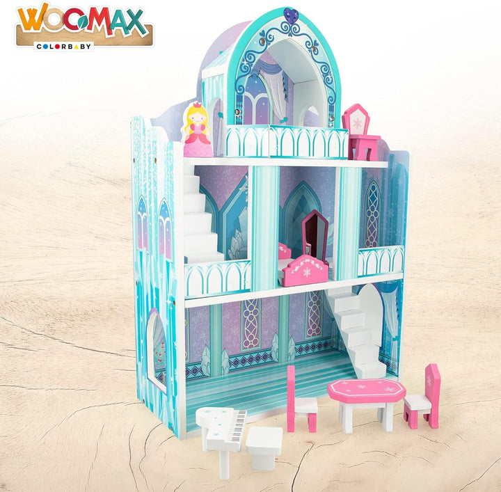 Colorbaby WOOMAX 49314 - Încuietoare din lemn 37 X 15 X 53,5 Cm +3A