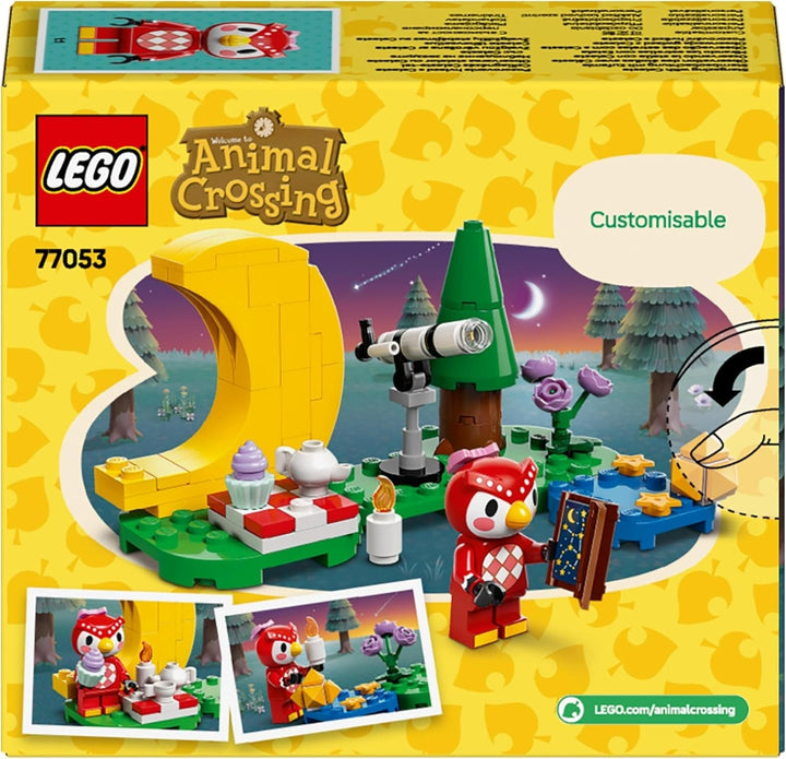 LEGO Animal Crossing Stargazing cu Eufemia, set de construcție pentru copii, set de jocuri video pentru jocuri de rol imaginative, jucărie pentru fete și băieți de la 6 ani, jucărie pentru animale cu figuri 77053