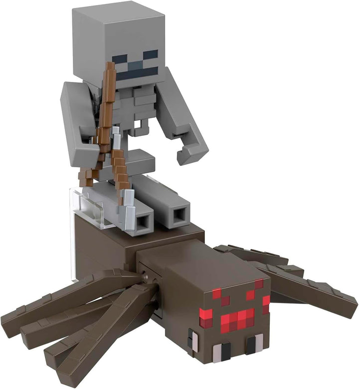 Mattel Minecraft Aprox. 8 cm Action Figure 2-Pack cu 2 figuri și 2 accesorii, figură de colecție ca cadou HLB29