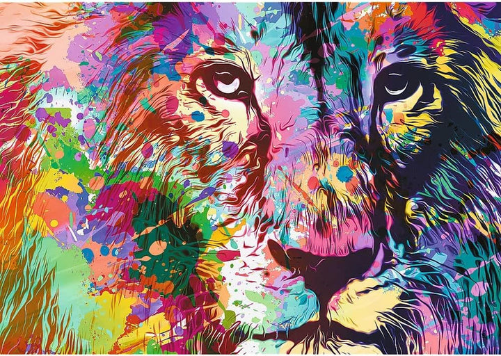 Puzzle 1000 Leu colorat