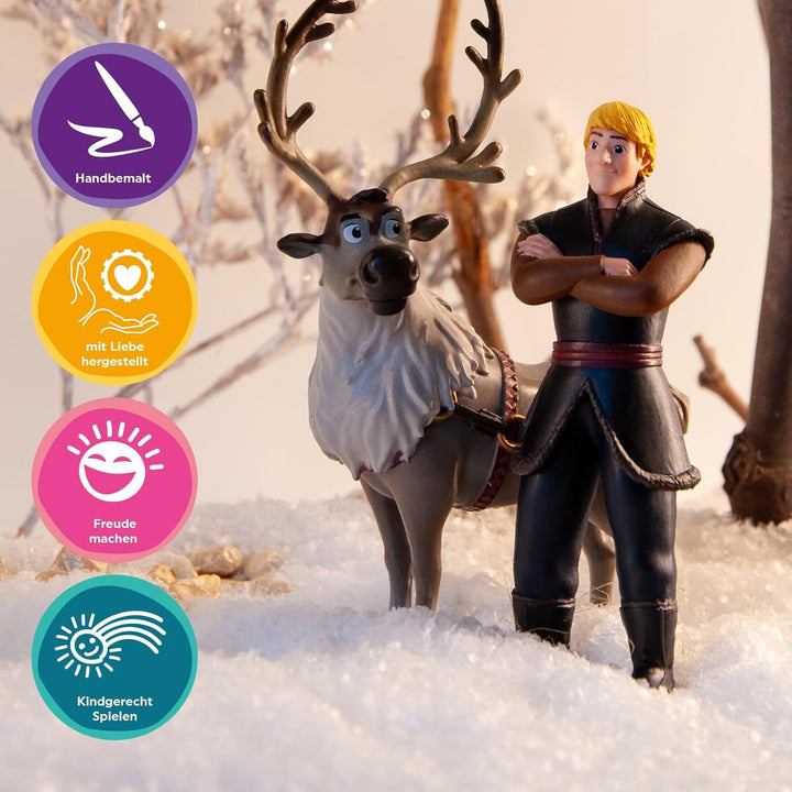 Bullyland 13514 - Renul Sven din Walt Disney The Ice Queen, aprox. 12 cm, fidel detaliilor, ideal ca mic cadou pentru copii de la 3 ani în sus