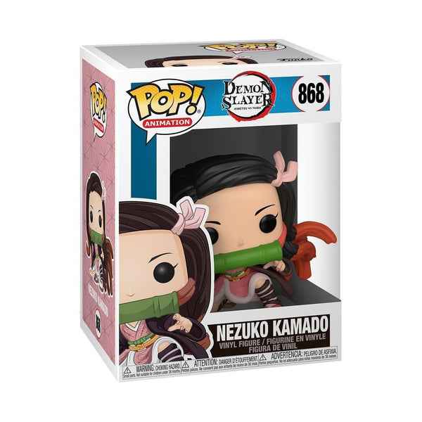 Funko Pop! Animation: Demon Slayer - Nezuko Kamado - Figură de colecție din vinil - Idee de cadou - Marfă oficială - Jucării pentru copii și adulți - Fanii Anime - Figură model pentru colecționari