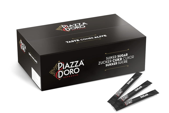 Piazza D'Oro Zuckersticks, Hygienisch Einzeln Verpackter Portionszucker (900 Stück À 4G)