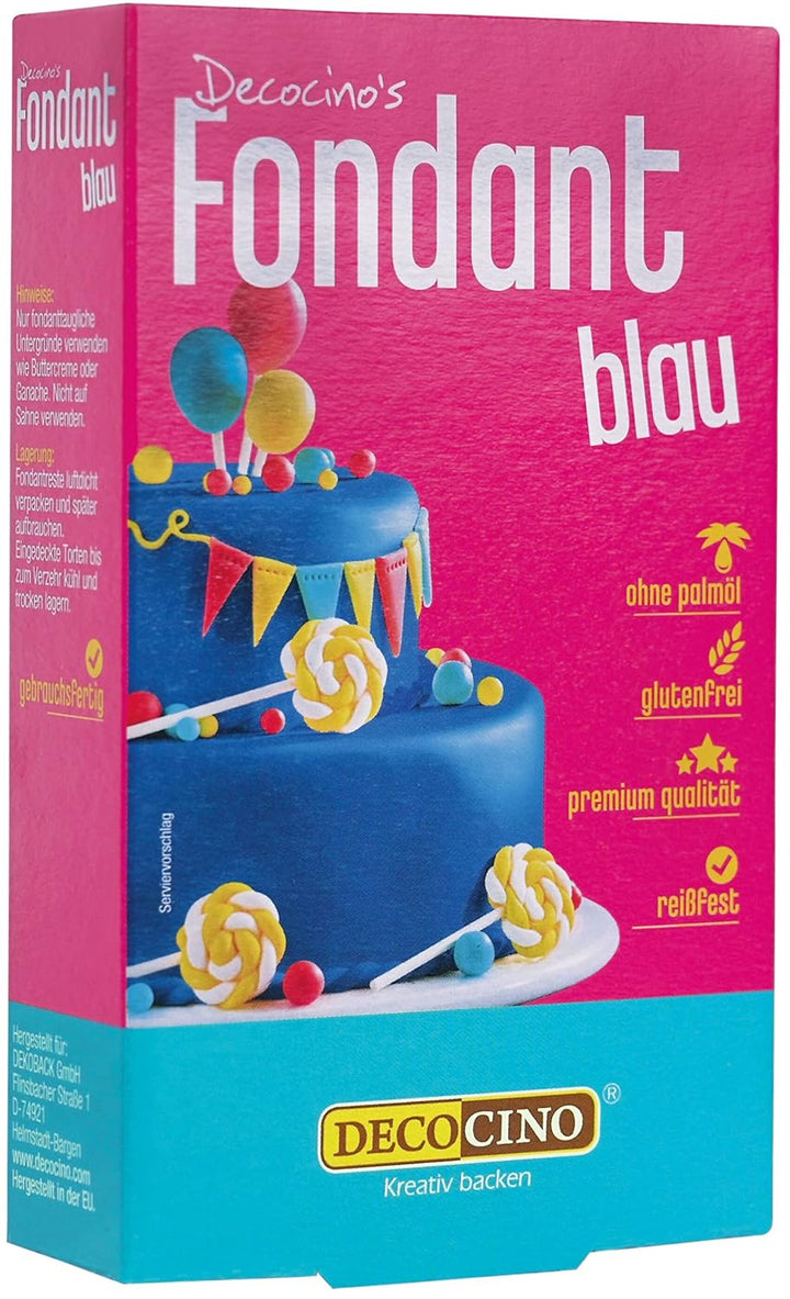 DECOCINO Fondant diverse culori - 250 grame