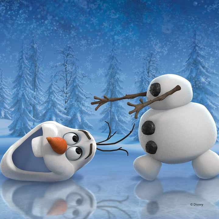 Ravensburger Children's Puzzle - 09264 Adventures in Winterland - puzzle jigsaw pentru copii cu vârsta peste 5 ani, puzzle jigsaw Disney Frozen cu 3X49 piese