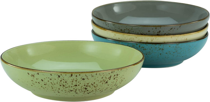 Creatable, 23422, Serie Nature Collection - Poke Bowl, 4-Teiliges Geschirrset, Bowl-Set Aus Steinzeug, Spülmaschinen- Und Mikrowellengeeignet, Qualitätsproduktion