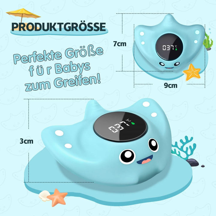 Babyelf Baby Badethermometer Sicherheit, Digital Water Thermometer Kindersicheres Bade-Thermometer Für Kinder Babybad Kleinkinder Schwebende Zeit Spielzeug