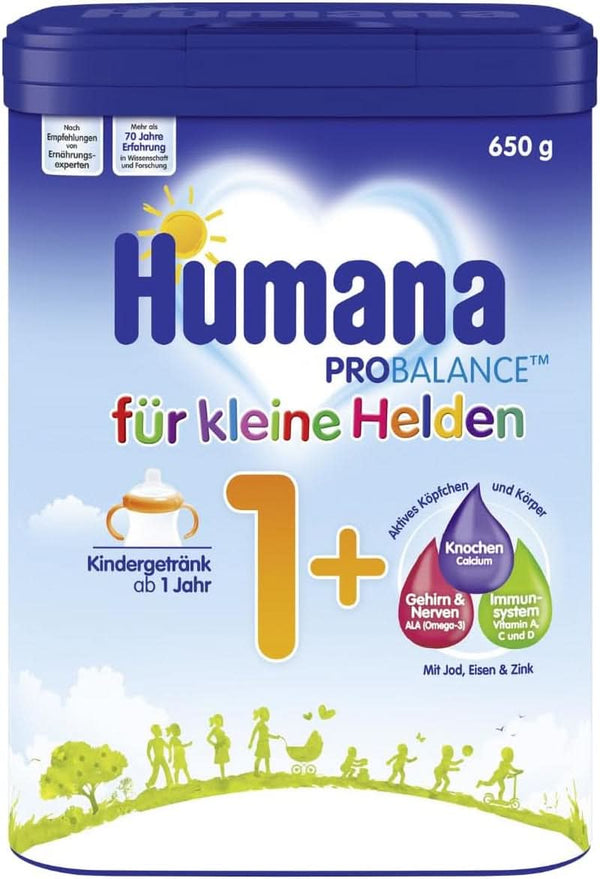 Humana , formula lapte praf, de la 1 an sau 2 ani, 650 grame