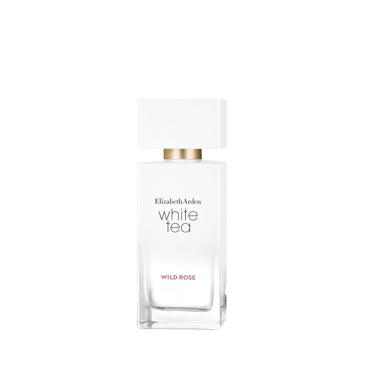 Elizabeth Arden White Tea Wild Rose – Apă de toaletă pentru femei, 50 ml, Parfum floral pentru femei cu o notă lemnoasă, Ingrediente selectate și design elegant, Parfum de zi cu zi