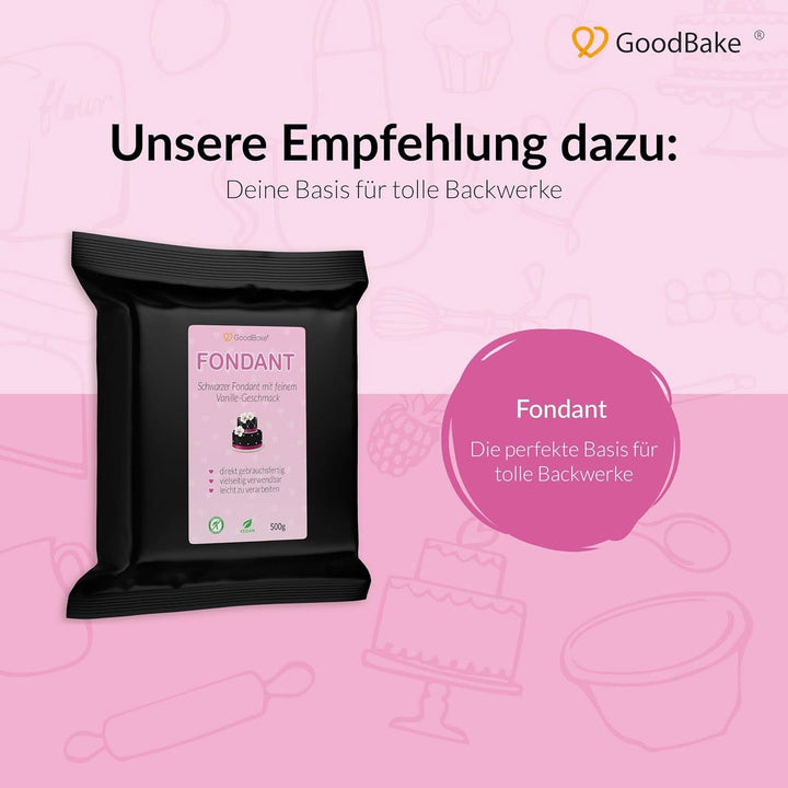 Goodbake Happy Glitter Gold - Glitter alimentar comestibil, 10 grame