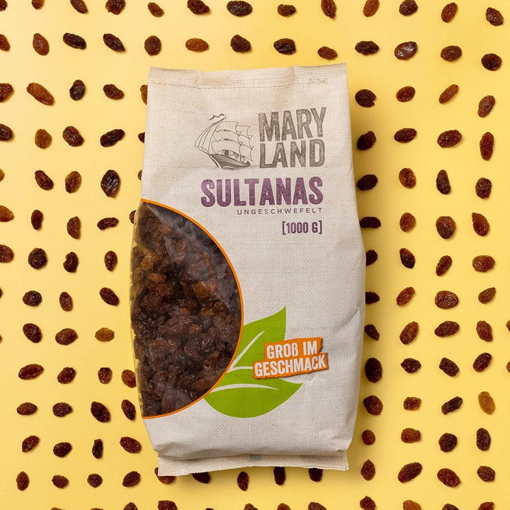 Maryland Sultanas, Stafide uscate, natural dulci, fără zahăr suplimentar - fără conservanți, 1 Kg 