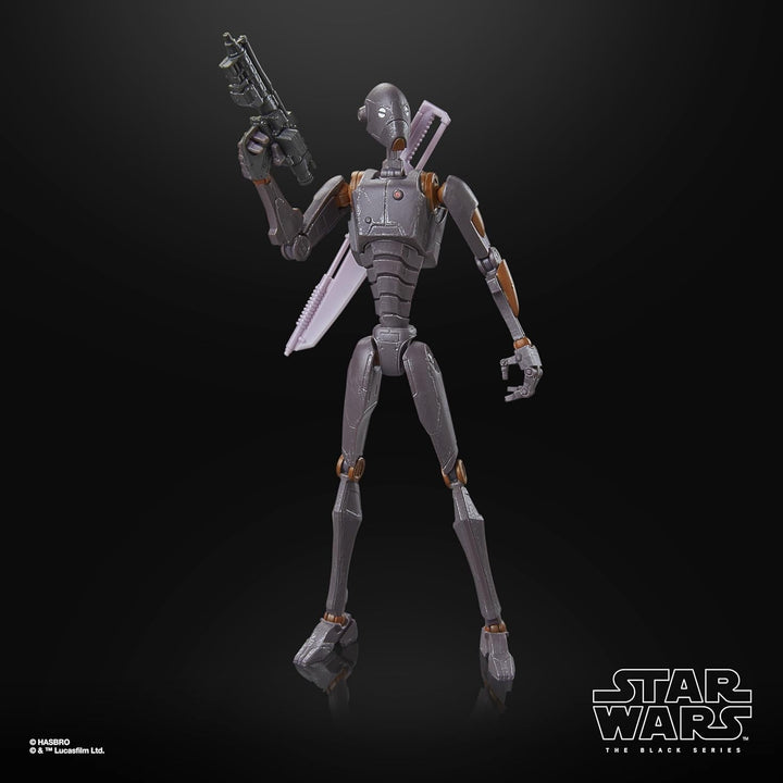 Star Wars Seria Neagră Commander Droid, Star Wars: Războiul Clonelor Premium colecționabil Figura de acțiune (15 Cm)