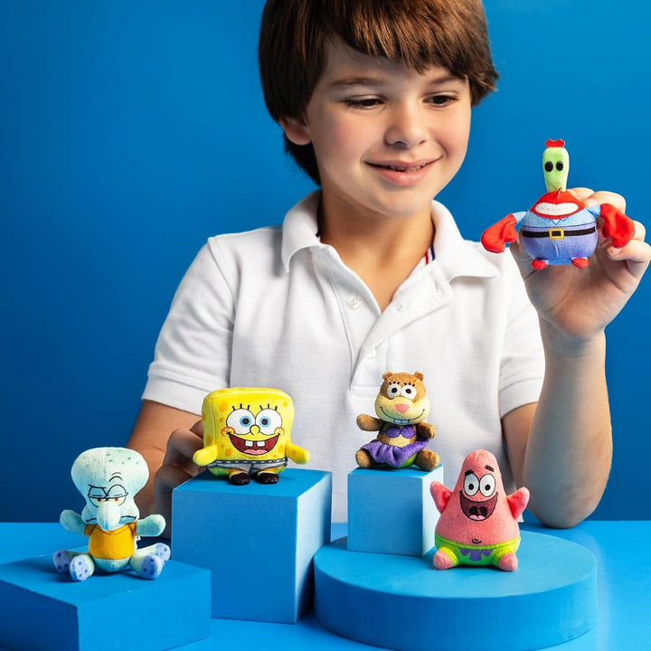 Basic Fun Micro Teenies - Spongebob Squarepants Collector 5-Pack | Cu 3 figuri rare