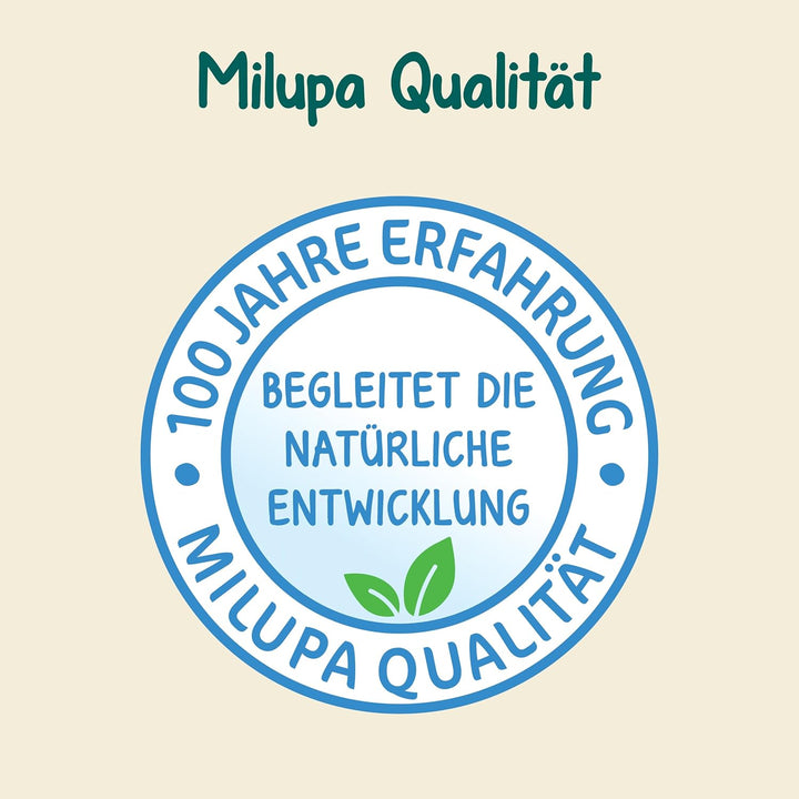 Milupa Milchbrei Vollkorn Früchte – Babybrei Ohne Palmöl – Frei Von Konservierungs- Und Farbstoffen – Ab Dem 6. Monat – 4 X 400 G (Packung Mit 2)