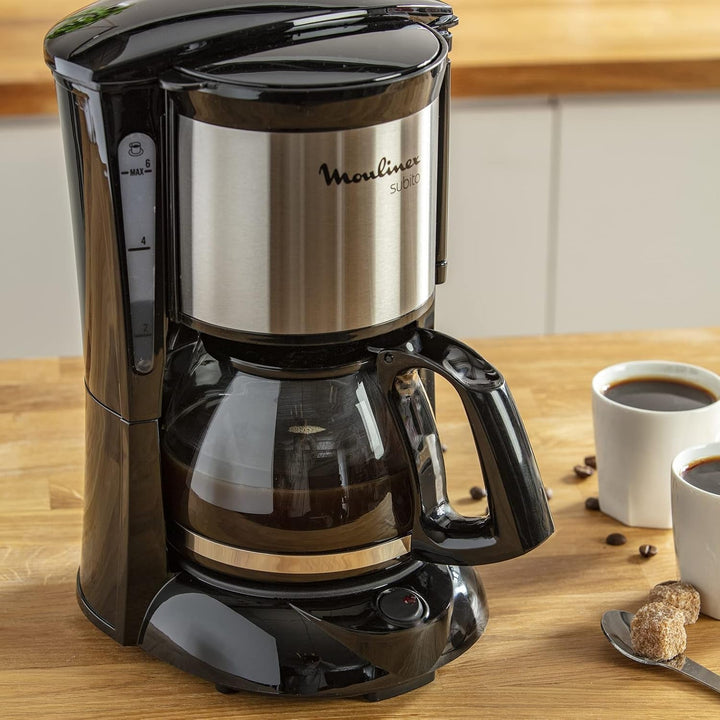 Moulinex FG150825 Subito Cafetière Filtre Ã‰lectrique, negru/oțel inoxidabil