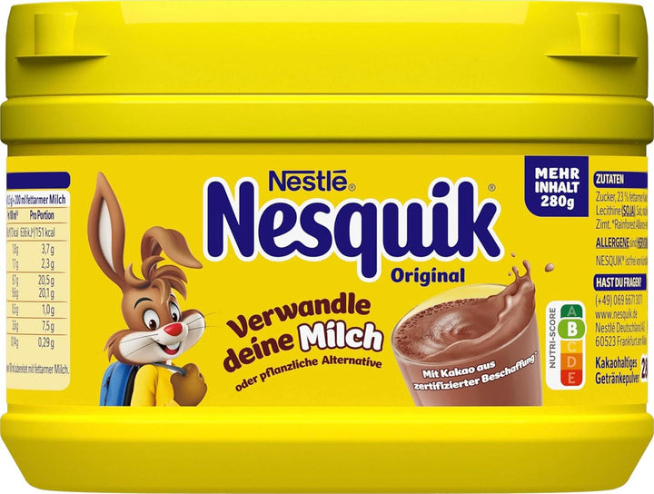 Nestlé Cacao pudră pentru băuturi, pentru amestecat în lapte, 1 pachet de 280 grame