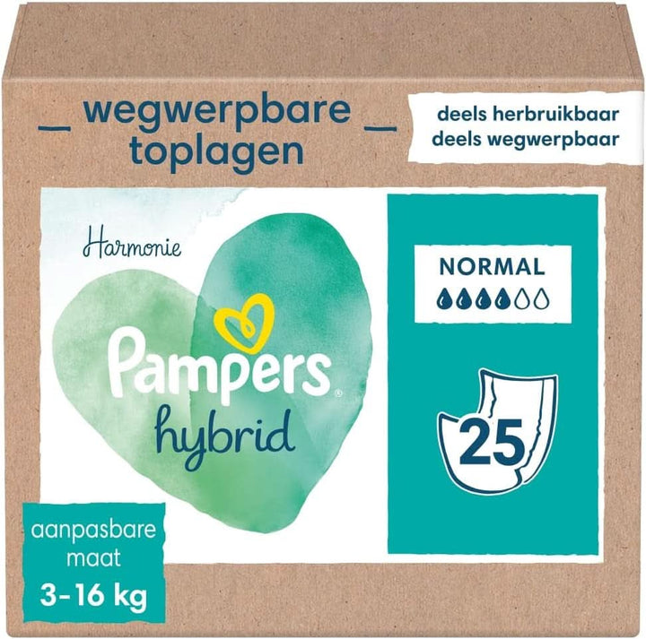 Pampers (Alte Version), Packung Mit 108 Absorbierenden Einweg-Toppings, Normal - 1 Stück