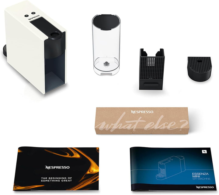 Nespresso Krups XN1101 Essenza Mini mașină de capsule de cafea, 1260W, alb, 0,7 litri