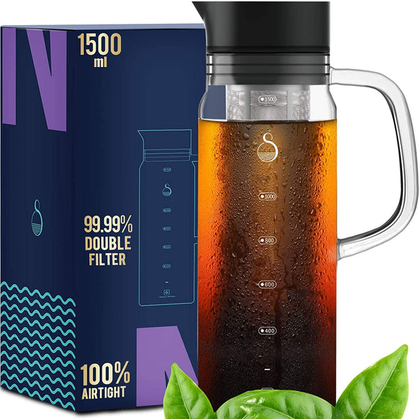SAMBANGAN Cold Brew Coffee Maker, filtru de cafea Cold Brew Coffee Maker