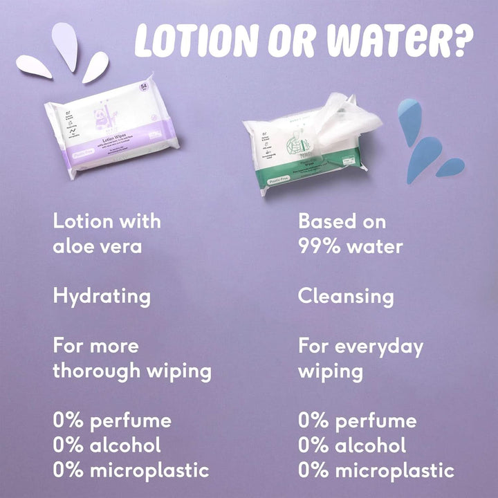 Naïf Plastikfreie Feuchttücher 864 Stück (16Er X 54 Feuchttuch) - Pflege Für Babypo, Körper Und Gesicht - 99% Aus Wasser - 0% Parfüm Und Alkohol - Nachhaltige Feuchttücherbox Eukalyptus Sensitiv