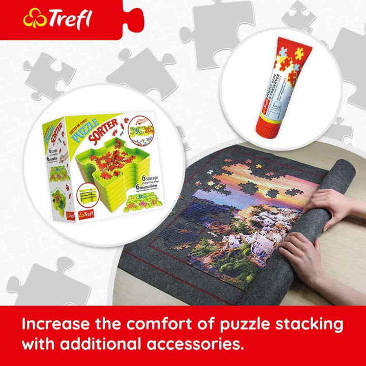 Trefl TR10461 Samudra Beach, India 1000 piese, calitate premium, pentru adulți și copii de la 12 ani Puzzle, colorat