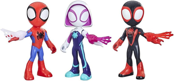 Marvel Spidey and His Amazing Friends Supersized Hero 22.5-Cm Action Figures 3-Pack