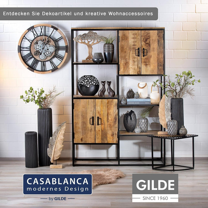 Casablanca Sculptură - Figurină decorativă Cuplu - Poliresină - Culoare: argint antic Înălțime 25 cm Statuete si sculpturi Naty Shop