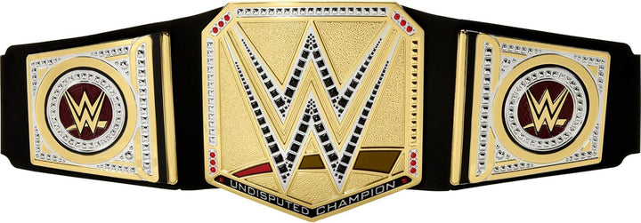 Mattel Mattel WWE Championship Belt, Undisputed WWE Universal Championship Role Play And Costume, Aprox. 100 Cm Lungă Faux Leather Belt With Unique Fitting, HYJ35