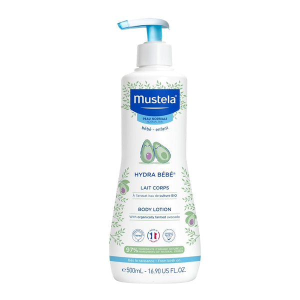 Hydra Bébé - Lapte de corp pentru pielea sensibilă a bebelușului, 500 ml
