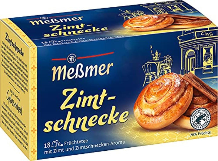 Meßmer Mere confiate | Ceai de fructe cu aromă de mere caramelizate | 20 pliculețe de ceai | Aromat și fructat