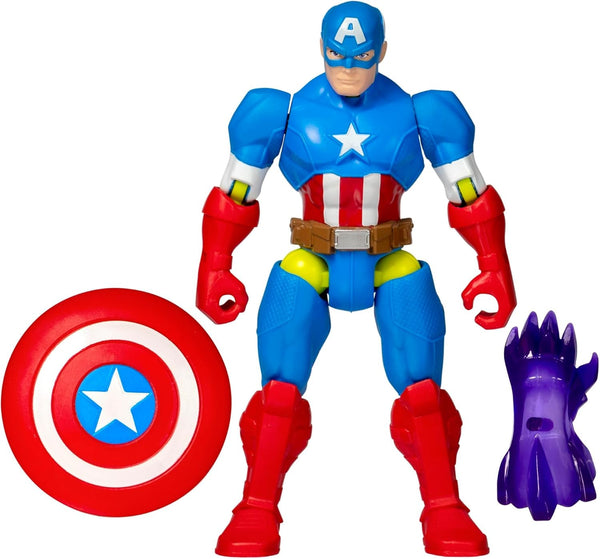 Mixmashers Marvel Captain America Avengers Mix-And-Match Action Figure & Accesorii