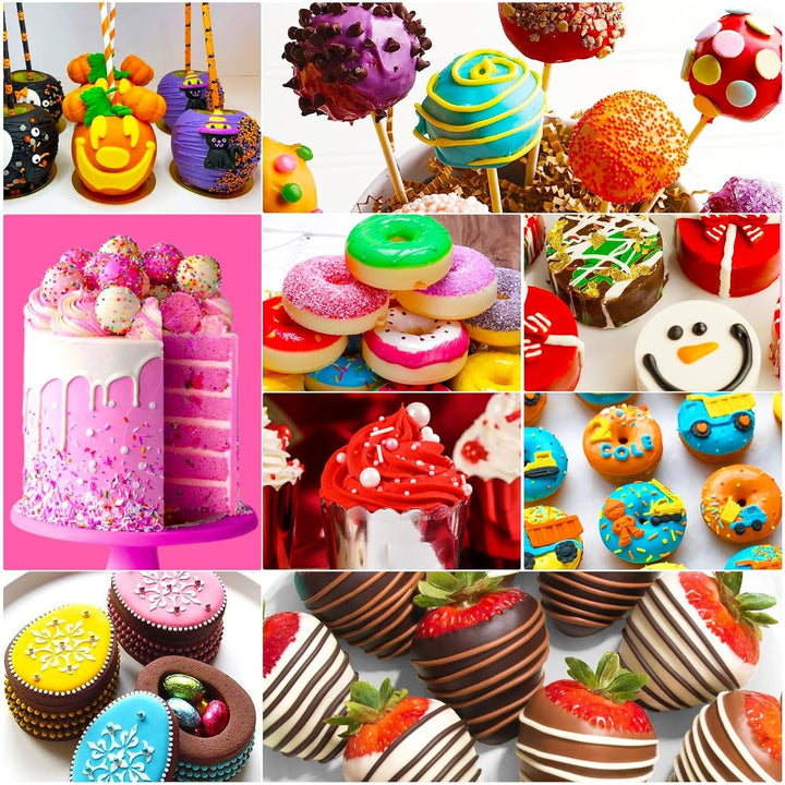 Fettlösliche Lebensmittelfarbe - 60Ml Ölbasis Lebensmittelfarben Für Schokolade, Süssigkeit, Kuchen, Backen, Macaron - Konzentrierte Food Coloring Für Tortendeko, Buttercream, Fondant (Schwarz)