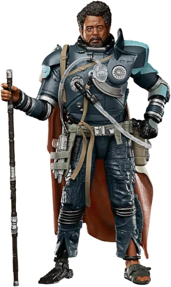 Star Wars Seria Neagră Saw Gerrera 15 Cm Figura de acțiune mare pentru Rogue One: o poveste de colecționat, pentru copii de 4 ani și peste