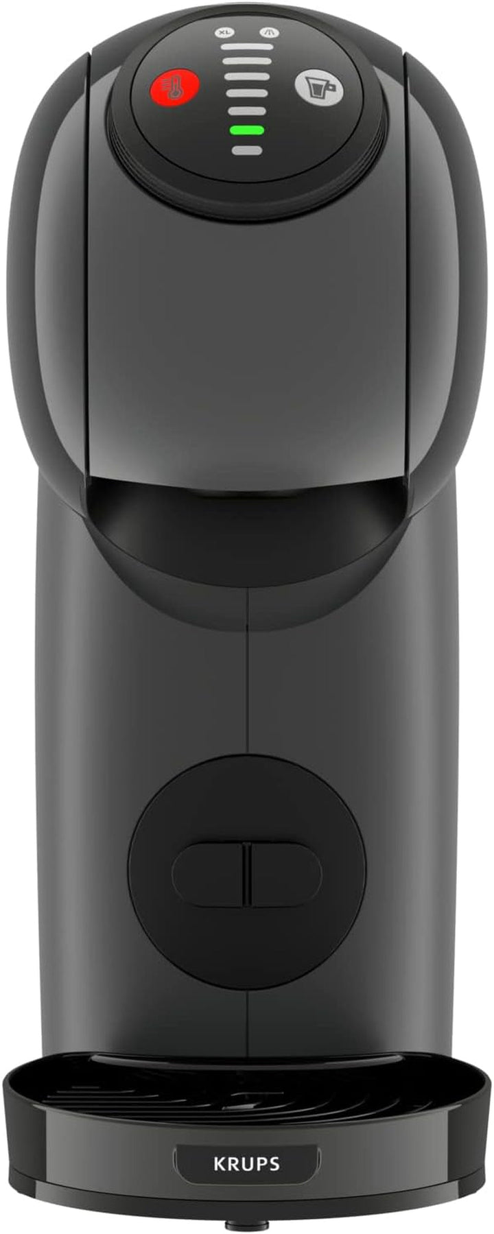 NESCAFÉ Dolce Gusto Genio S de la KRUPS, aparat de cafea cu capsule, 15 bar, ultracompact, presiune înaltă, peste 30 de creații de cafea, dimensiune selectabilă a băuturii, oprire automată, antracit, KP243B