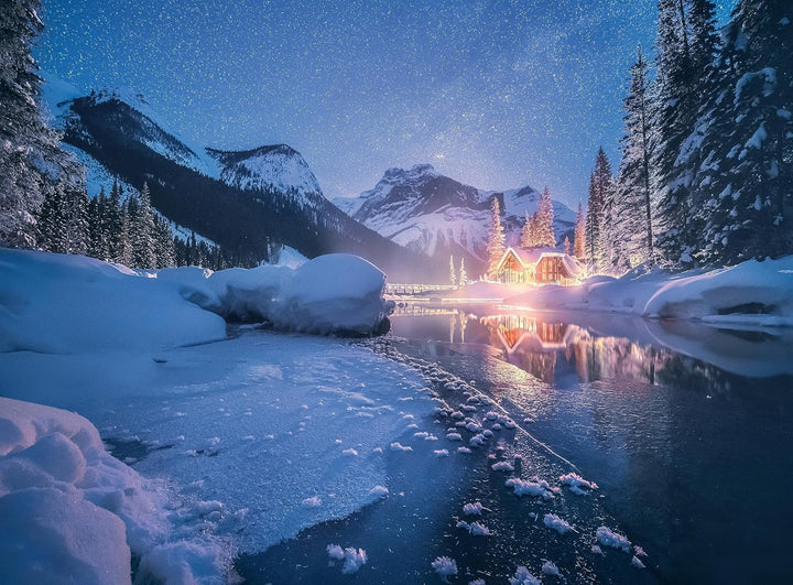 Ravensburger Puzzle - 4 Seasons - 4X 500 piese puzzle jigsaw pentru adulți și copii cu vârsta de peste 12 ani