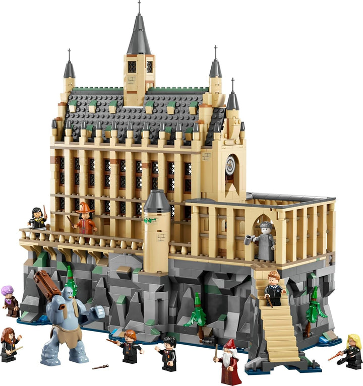 Castelul Hogwarts LEGO Harry Potter: Sala Mare, jucărie de colecționat, cu 11 minifigurine, inclusiv Hermione Granger, cadou magic pentru băieți și fete 76435