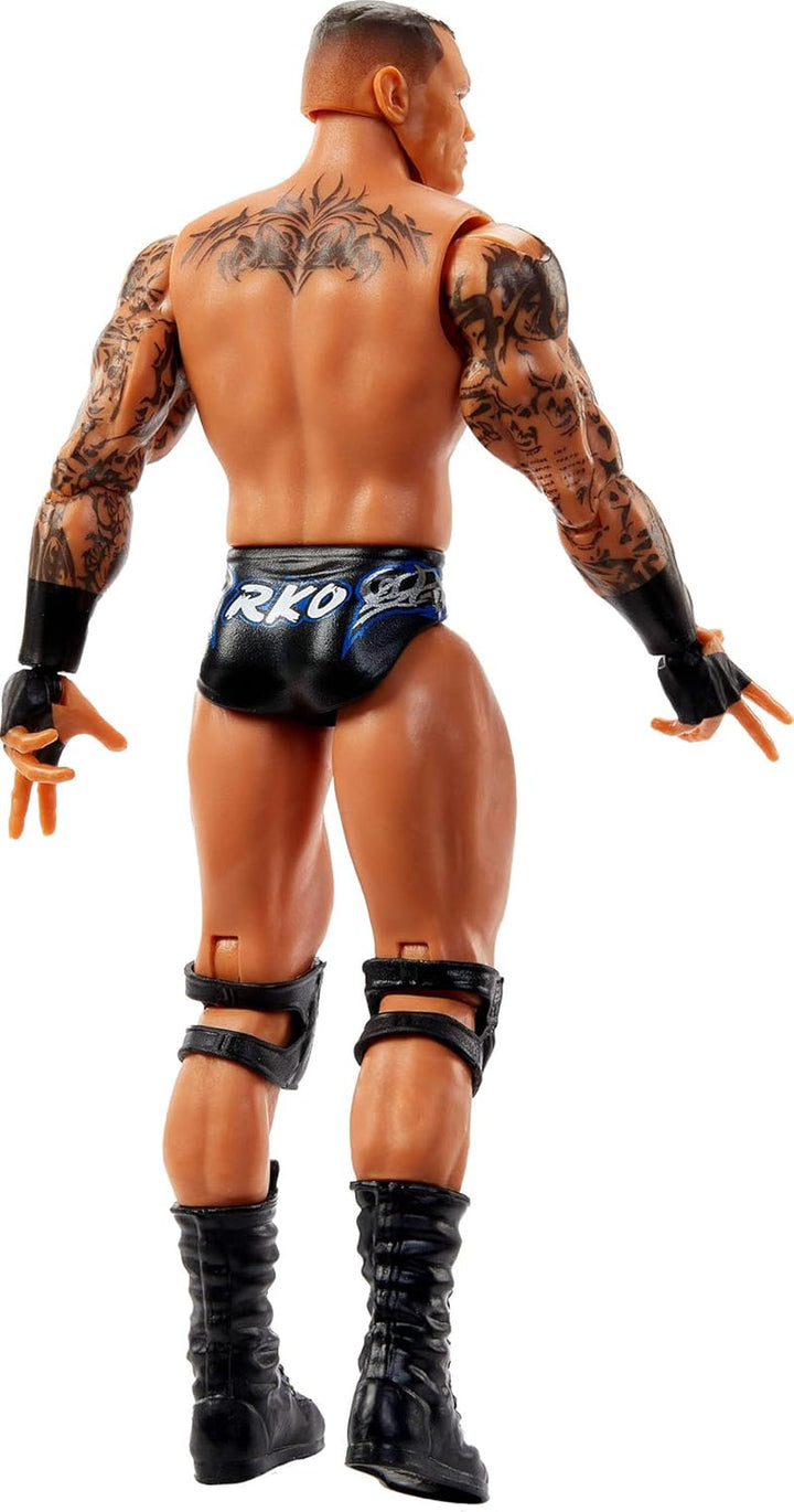 Mattel WWE Randy Orton Action Figure, Main Battle Series #154, Aprox. 15cm inaltime Personaj de colectie cu 10 puncte de miscare si aspect realist, JCV42, [Multicolor]