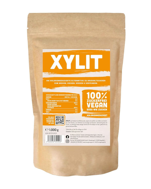 Xilitol premium cu putere de îndulcire 1:1 în comparație cu zahărul, 1kg