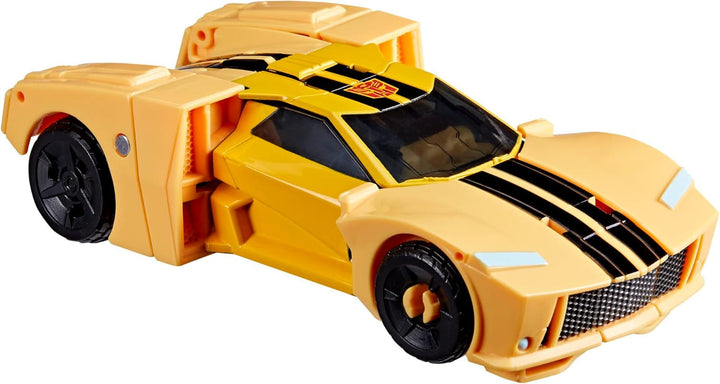 Jucărie Transformers Earthspark Deluxe Class Bumblebee, figurină de acțiune înaltă de 12,5 cm, jucărie robot pentru copii cu vârsta peste 6 ani