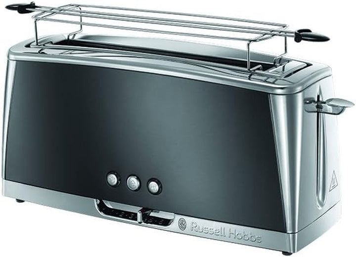 Cafetiera Russell Hobbs [cronometru digital, cap efervescent pentru extracție și aromă optime] Luna Grey (Max 12 cești, halbă de sticlă de 1,5L, placă de menținere la cald, 1000W) Filtru de cafea 23241-56