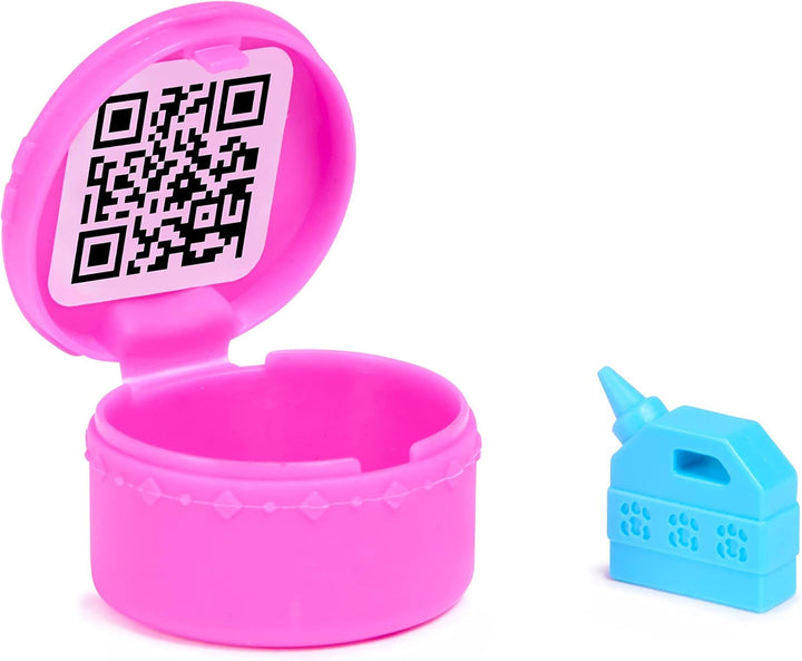 Gabby's Dollhouse Deluxe Room, cameră de joacă Purr-Ific, cameră de joacă cu mașină de jucărie Carlita, 2 piese de mobilier și 2 cutii surpriză cu accesorii, potrivită pentru copii de 3 ani și peste