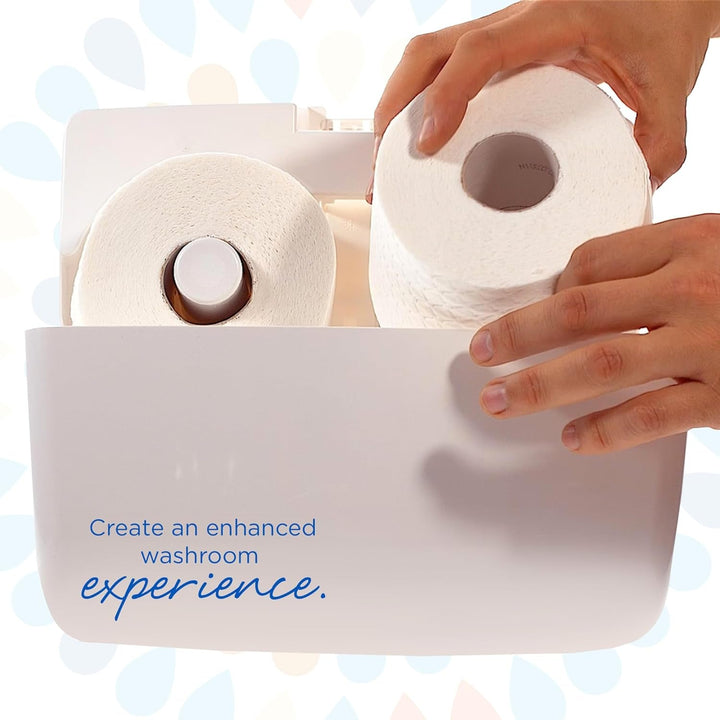 Kleenex Premium Role de hârtie igienică 8484, hârtie igienică 24 de role X 160 de foi umflate, hârtie igienică 4 straturi, 100% fibră pură, de înaltă calitate, rezistentă la rupere și moale (pachet cu 2)