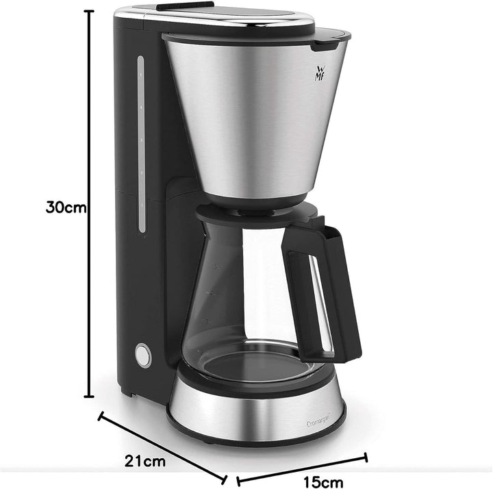WMF Küchenminis Aroma filtru de cafea cu ulcior de sticlă, filtru de cafea, filtru de cafea mini 5 cești, placă de încălzire cu oprire automată, 760 W