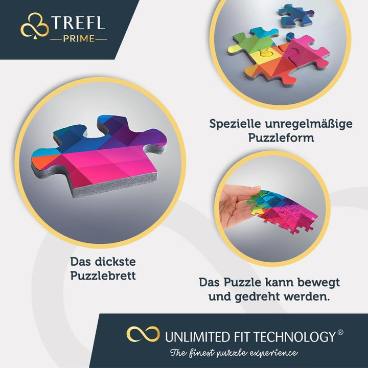Trefl Prime - Puzzle UFT: Plonjați în paradisul subacvatic - 13500 piese, Puzzle jigsaw mare care prezintă fundul marin colorat, Cartonul cel mai gros, Organic, EKO, Divertisment pentru adulți și copii cu vârsta peste 12 ani