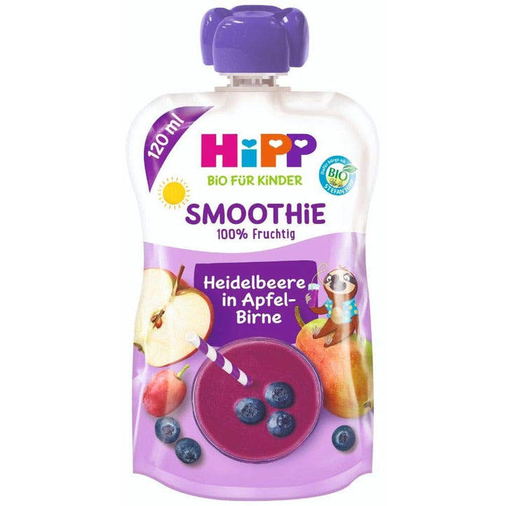 Hipp Bio Für Kinder Smoothie Apfel Pfirsich Banane Mit Haferdrink, 120Ml, 6Er Pack (6X120Ml)