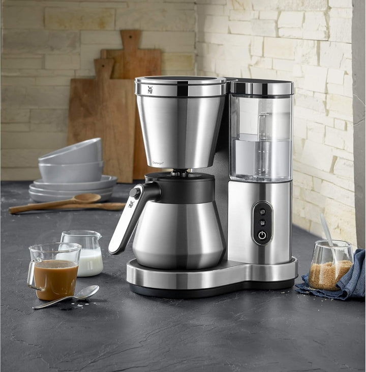 Aparat de cafea cu filtru WMF Lono Aroma (800 W, cu termos, filtru de cafea, 8 cești, filtru pivotant, rezervor de apă detașabil, oprire automată)
