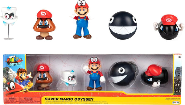 Ksruee Super Mario Mario Odyssey pachet de 5, 6 cm