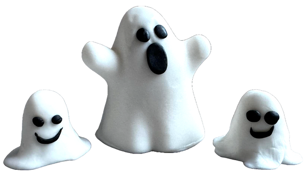 3 ehető dekoráció készlete a cukorpaszta, a Halloween, a Ghost családból