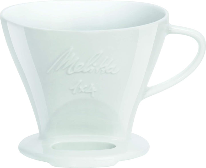 Melitta 219032 Filtru de porțelan Filtru de cafea dimensiune 1X4 roșu